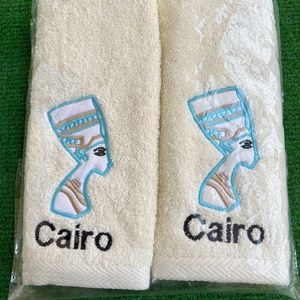 Egyptian cotton hand towels